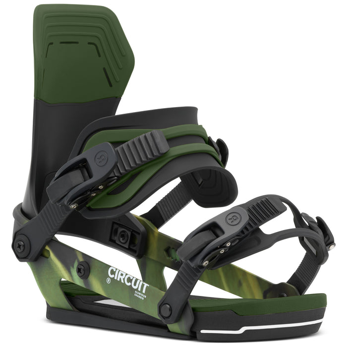 Ride Circuit Snowboard Bindings 2027 Swamp Camo