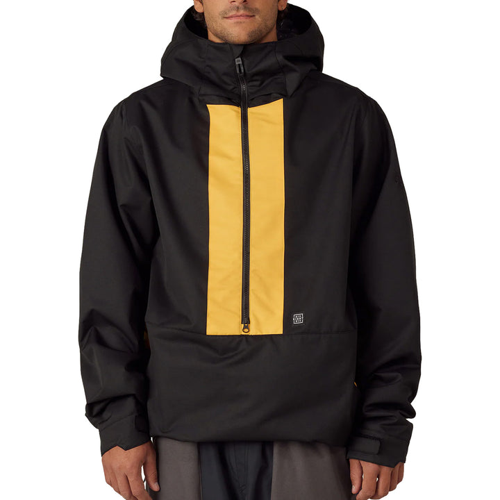 686 LS1 Anorak - Men's Yellow Gold Colorblock