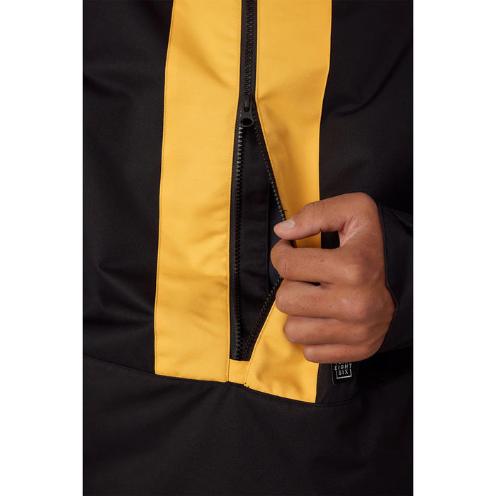 686 LS1 Anorak - Men's Yellow Gold Colorblock