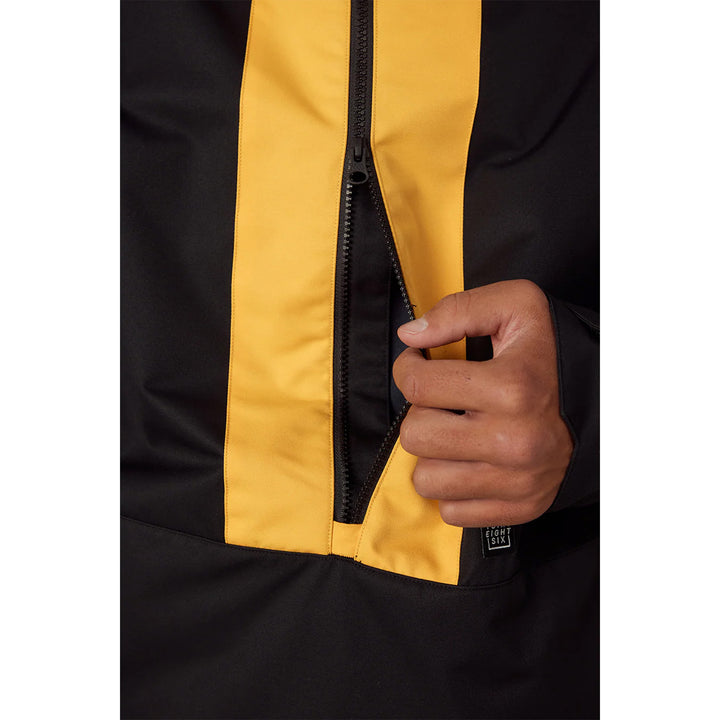 686 LS1 Anorak - Men's Yellow Gold Colorblock