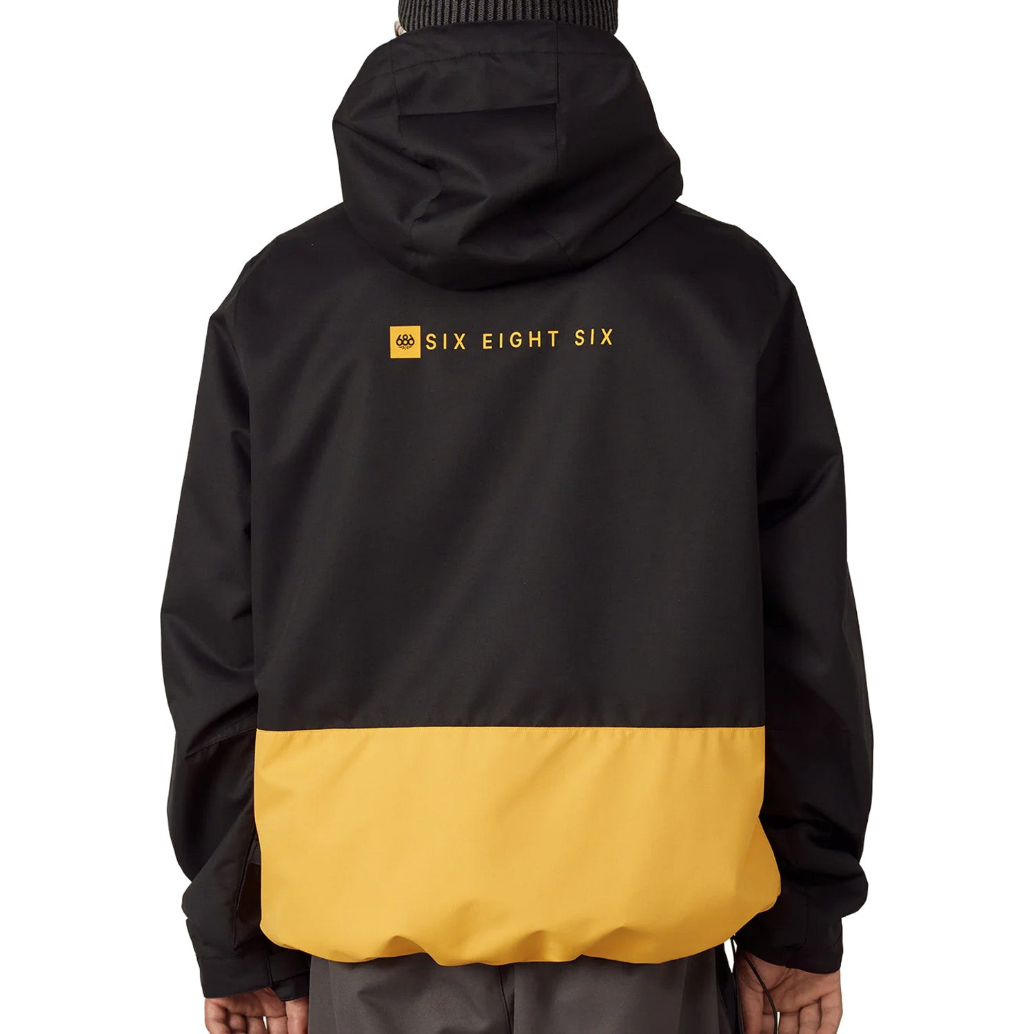 686 フード付きジャケット L ブラック/イエロー 686 LS1 Anorak - Men's – evo
