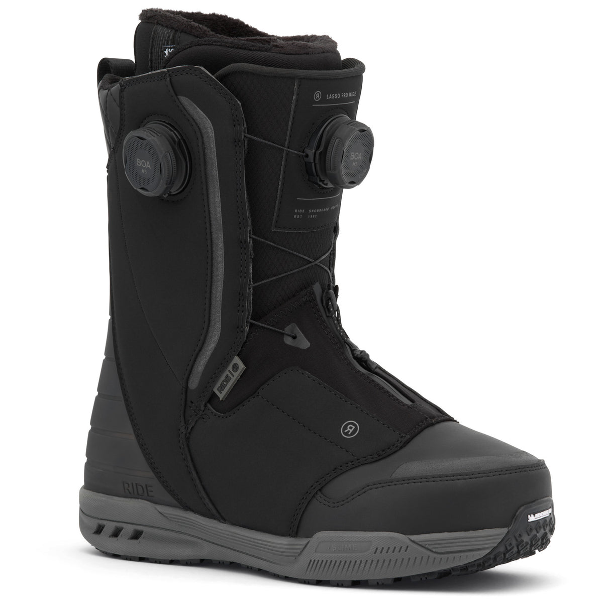 Ride Lasso Pro Wide Snowboard Boots 2027 Black