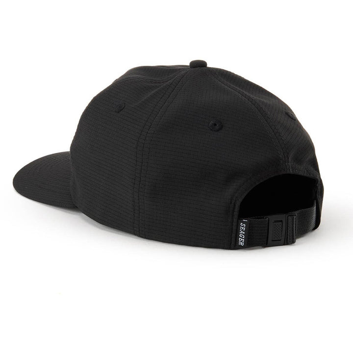 Seager Uphill Tech Strapback Hat Black