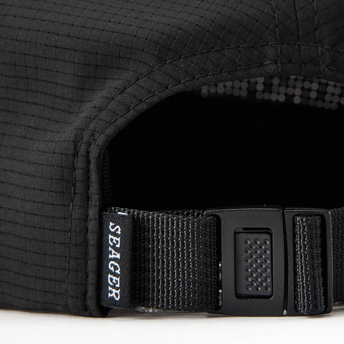Seager Uphill Tech Strapback Hat Black