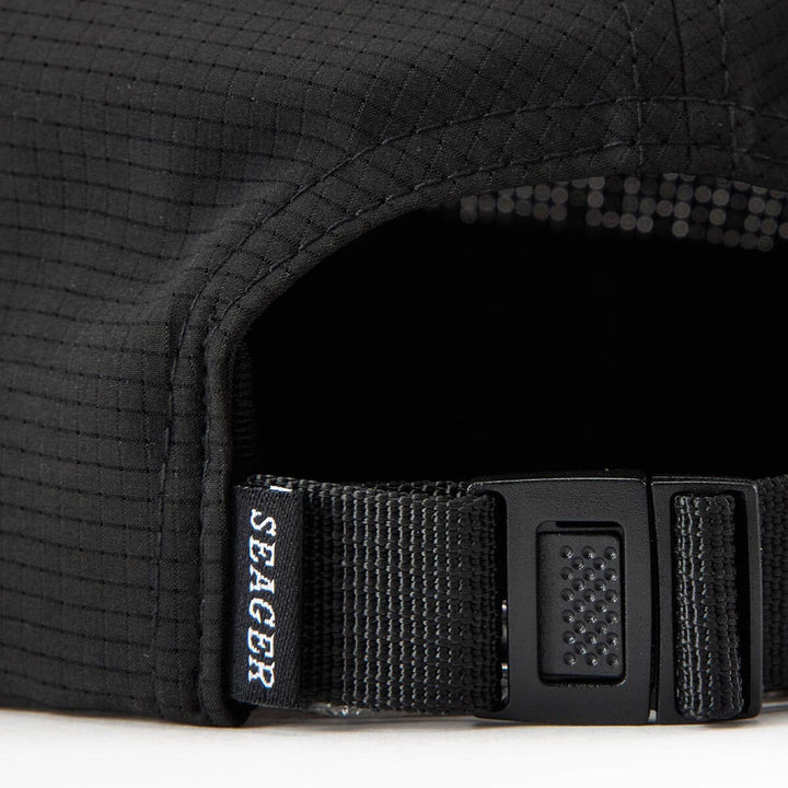 Seager Uphill Tech Strapback Hat Black