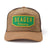 Seager Wilson Trucker Snapback Hat Tan Waxed Canvas