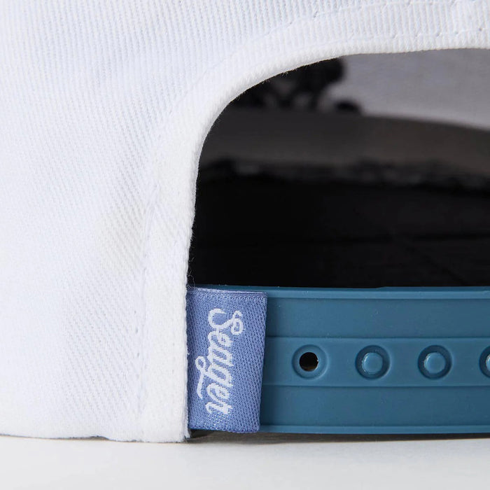 Seager Greenhead Snapback Hat White/Blue