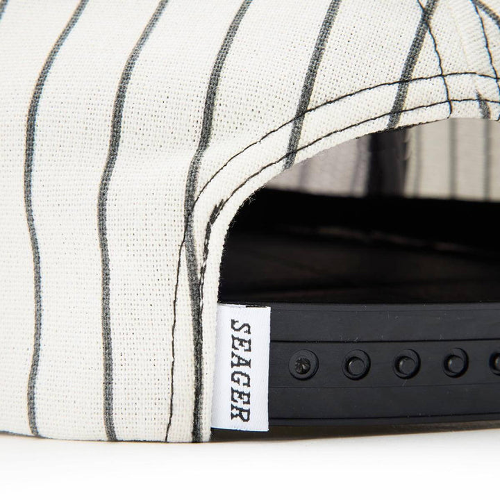 Seager Bronx Snapback Hat Black/White