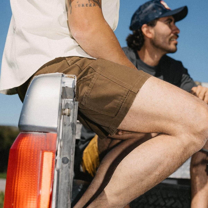Seager Bison Canvas Shorts - Men's Tobacco
