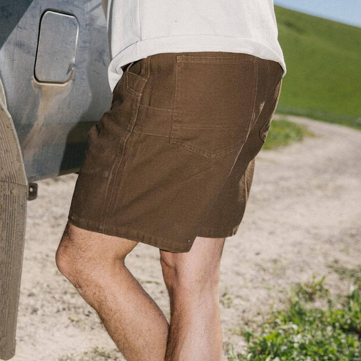 Seager Bison Canvas Shorts - Men's Tobacco