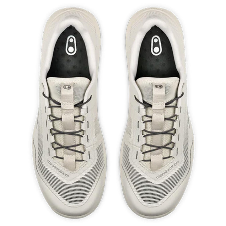 Crank Brothers Mallet Trail Speed Lace Vent Clip-In Shoes Bone/Grey