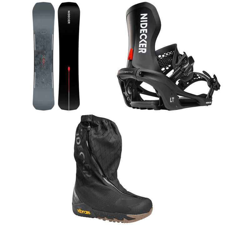 Nidecker Blade Pro Snowboard + LT Supermatic Snowboard Bindings + Index APX Snowboard Boots 2027