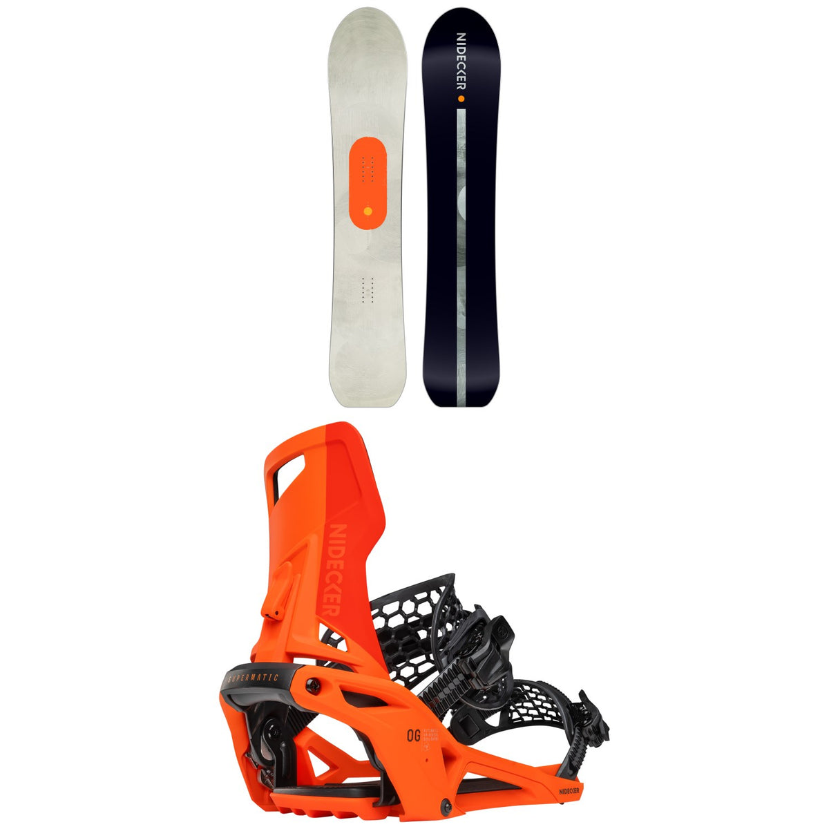 Nidecker Odyssey Snowboard + OG Supermatic Snowboard Bindings 2027