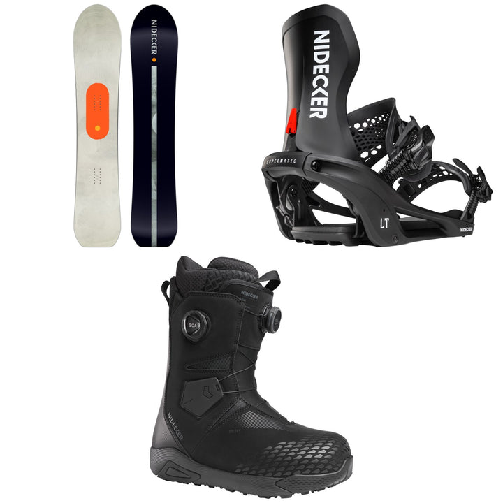 Nidecker Odyssey Snowboard + LT Supermatic Snowboard Bindings + Altai Snowboard Boots 2027
