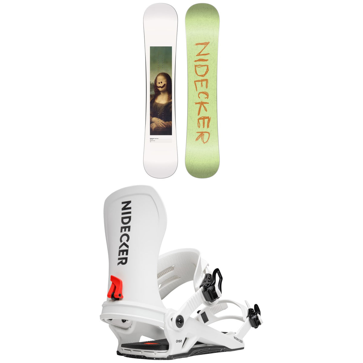 Nidecker Tape Deck Snowboard + Orbit Snowboard Bindings 2027