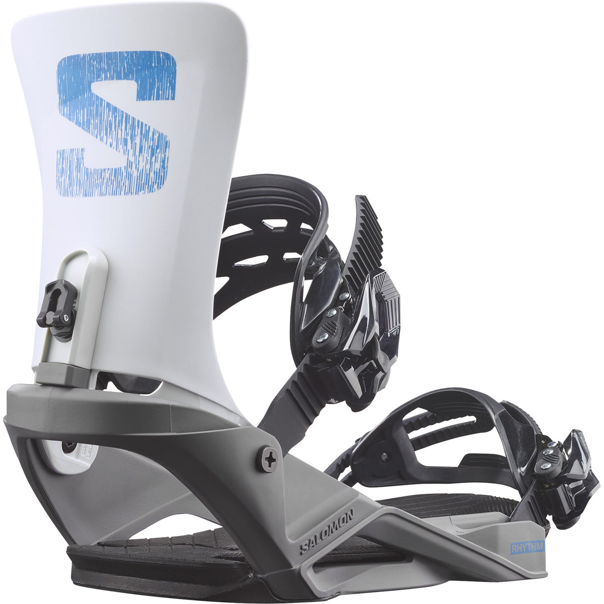 Salomon Rhythm Snowboard Bindings Grey/Race Blue
