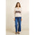 Rhythm Strata Knit Collared Jumper - Women's Natural