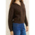 Rhythm Quincy Zip Knit Sweater - Women's Chocolate