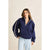 Rhythm Camp Half Zip Sherpa Pullover - Women's Ocean