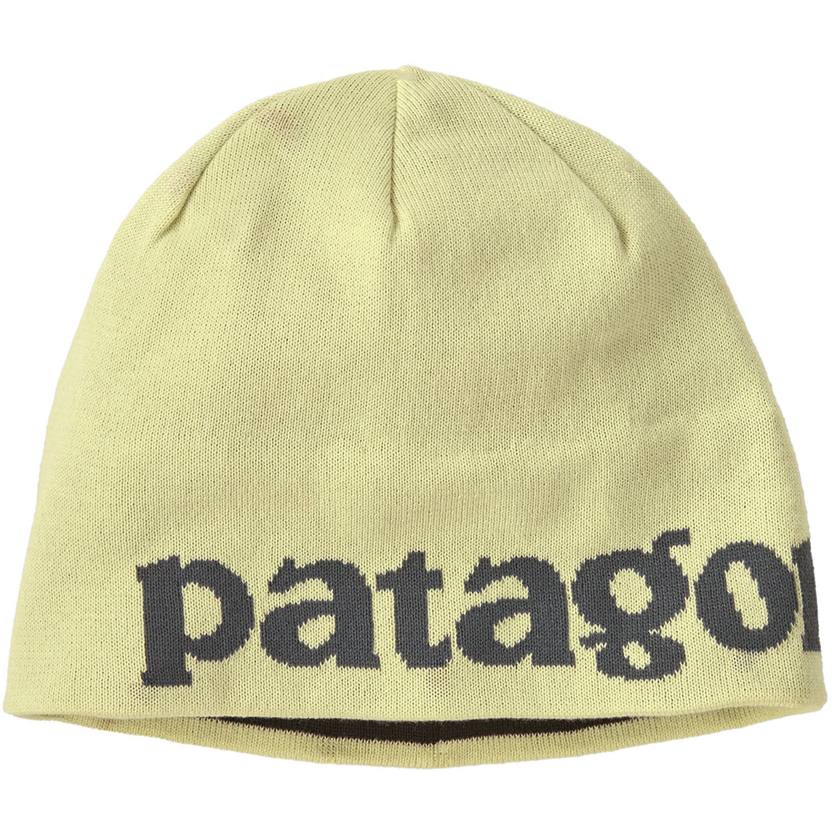 Patagonia Beanie Hat Logo Belwe: Vellum Green