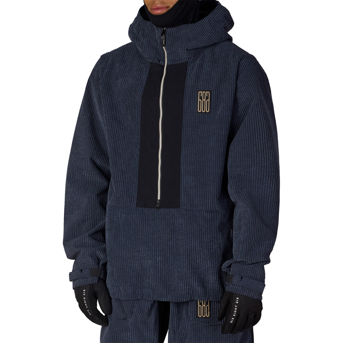 686 Ghost 2.5L Anorak - Men's Navy Wide Wale Corduroy