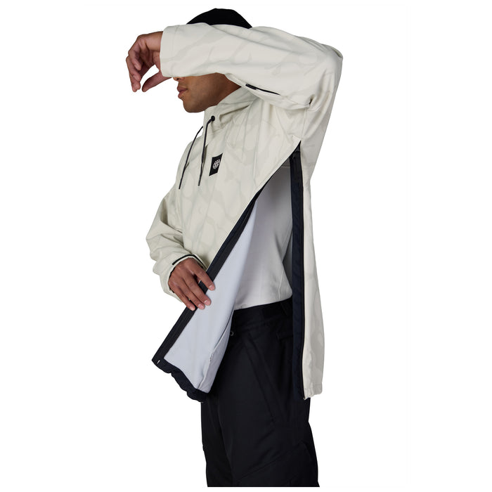 686 Waterproof Hyperchromic Pullover Hoodie - Men's Limestone Fracture