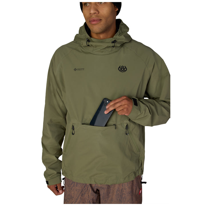 686 Windstopper® Pullover Hoodie - Men's Fatigue Green