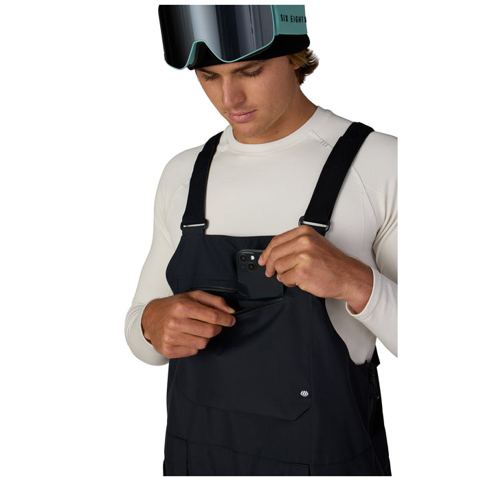 686 Lockup™ Shell Bibs - Men's Black
