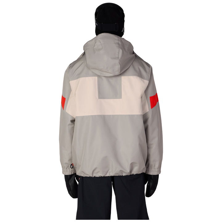 686 2001 Logic Jacket - Men's Light Grey Colorblock