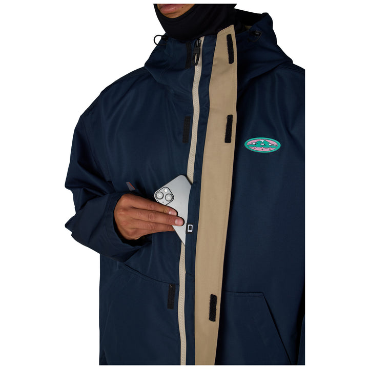 686 1994 Liberty Jacket - Men's Navy Colorblock