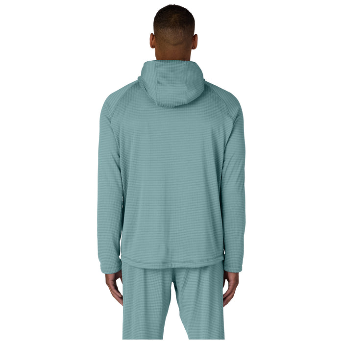 686 Mission Grid Raglan Hoodie - Men's Pale Firn