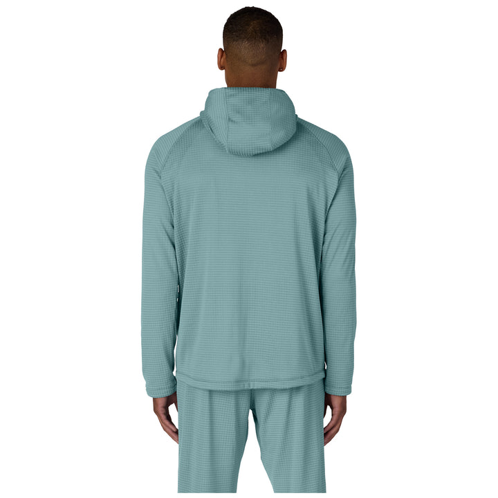 686 Mission Grid Raglan Hoodie - Men's Pale Firn