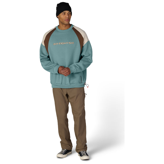686 Reserved Premium Heavyweight Crewneck - Men's Pale Firn