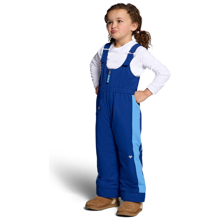 Obermeyer Snoverall Stripe Bib Pants - Toddler Girls' Blue Depth