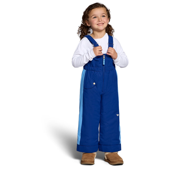 Obermeyer Snoverall Stripe Bib Pants - Toddler Girls' Blue Depth
