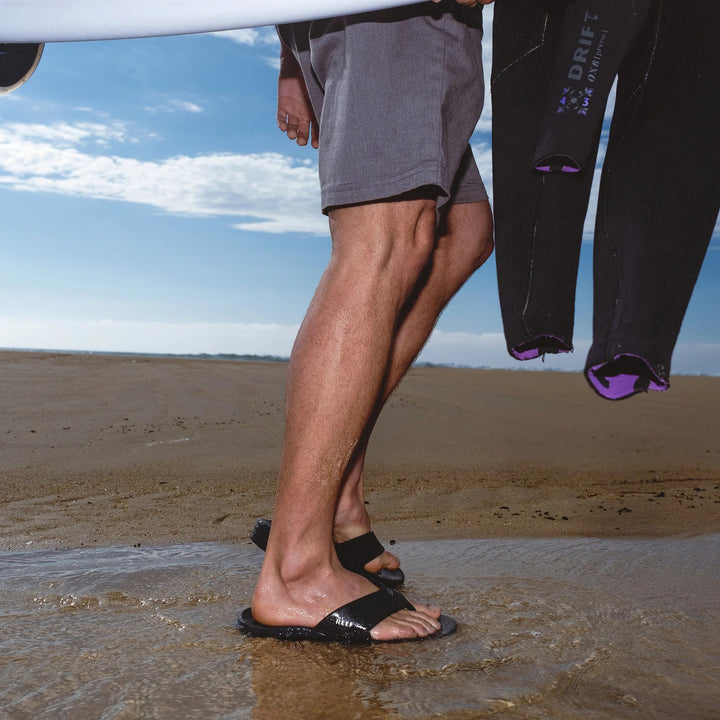 Reef Fanning H20 Sandals - Men's Black/Silver