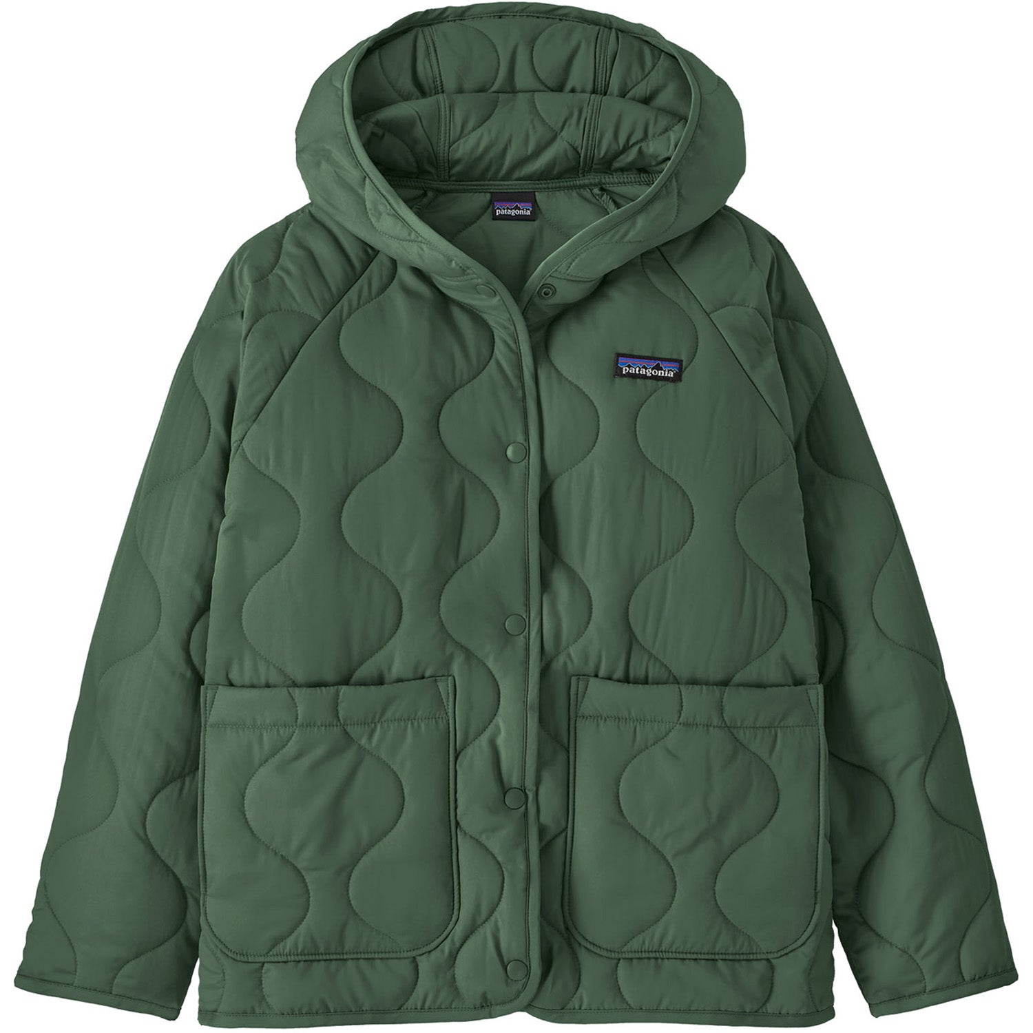 patagonia フード付きジャケット キッズXL オリーブグリーン Patagonia Quilted Puffer Jacket - Kids' – evo