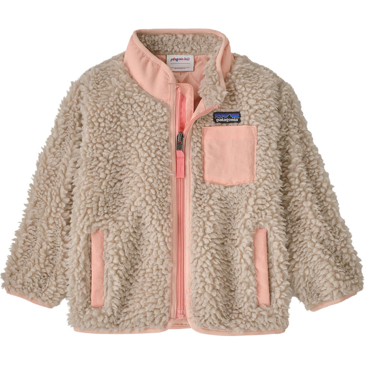 Patagonia Retro-X Jacket - Toddlers' Natural w/Sunlit Pink