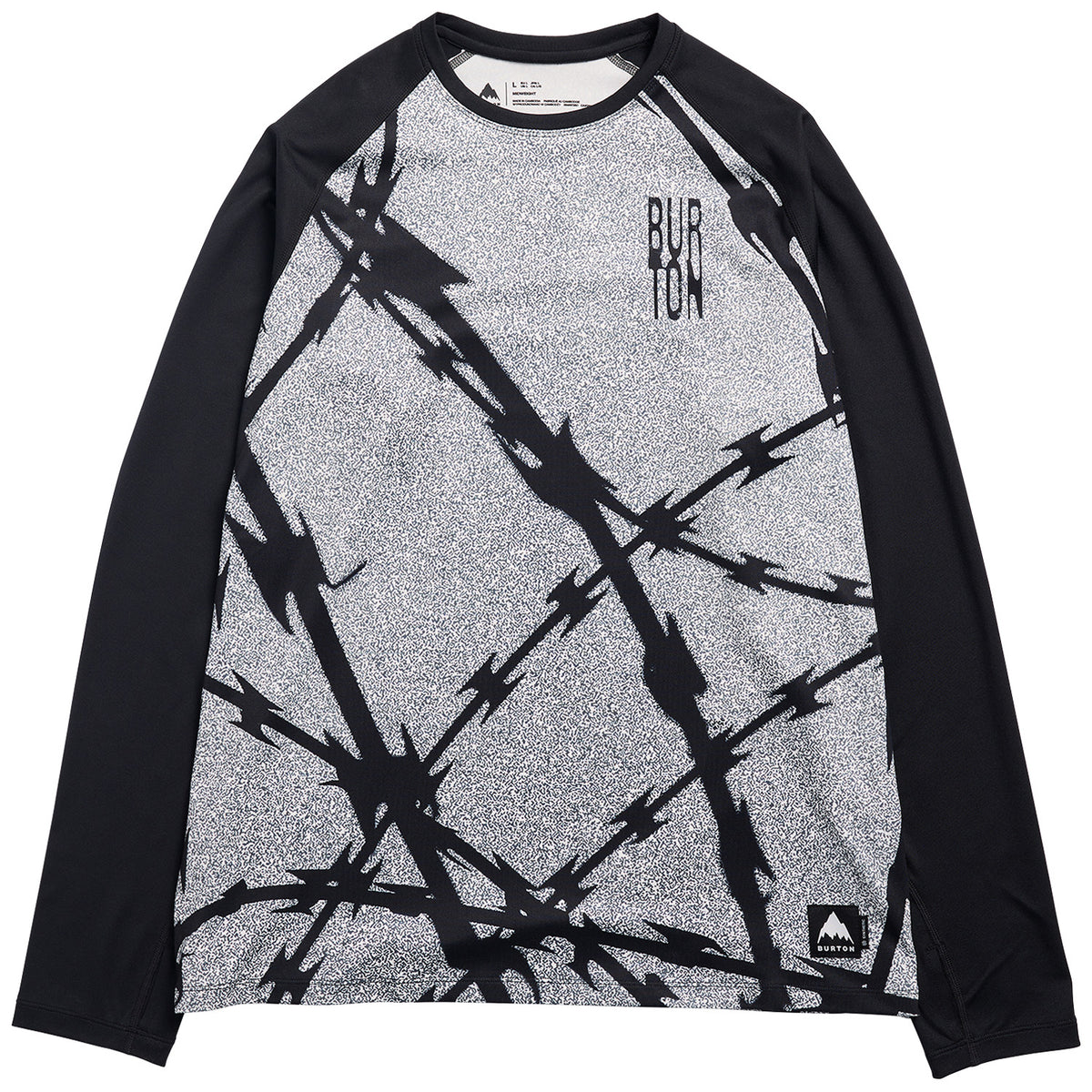 Burton Roadie Base Layer Tech T-Shirt - Men's Bad Dog/True Black