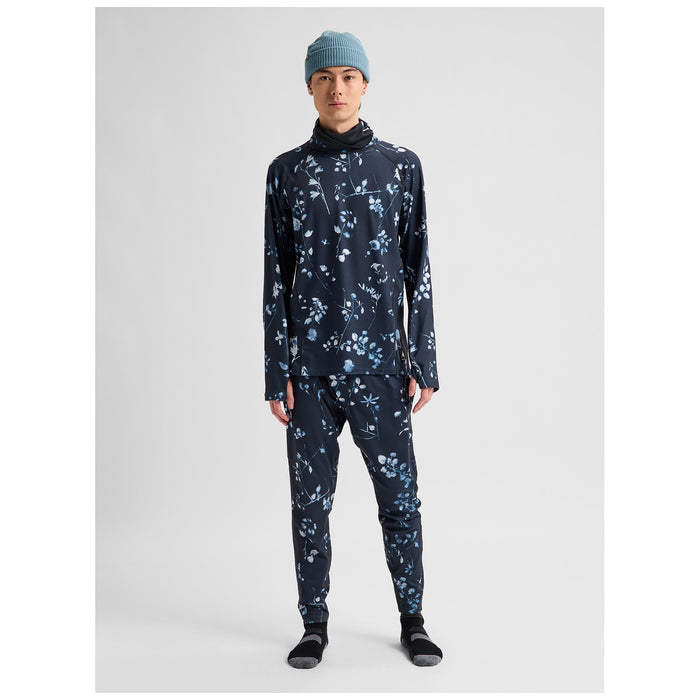 Burton Synthetic Midweight Base Layer Pants - Men's Cyanotype Floral