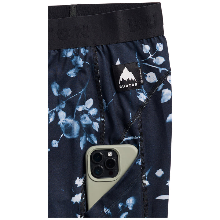 Burton Synthetic Midweight Base Layer Pants - Men's Cyanotype Floral