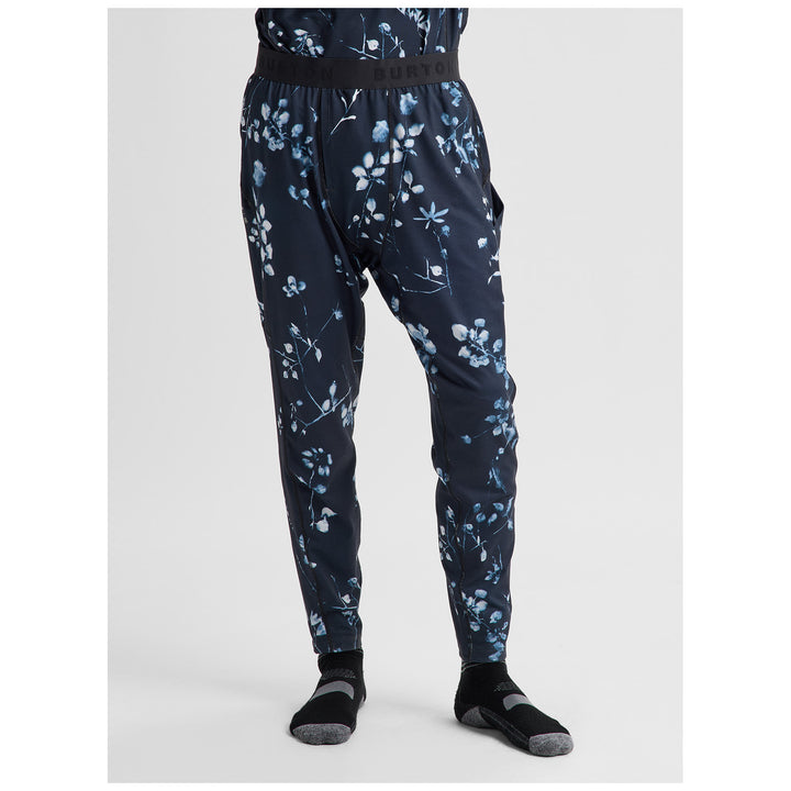Burton Synthetic Midweight Base Layer Pants - Men's Cyanotype Floral