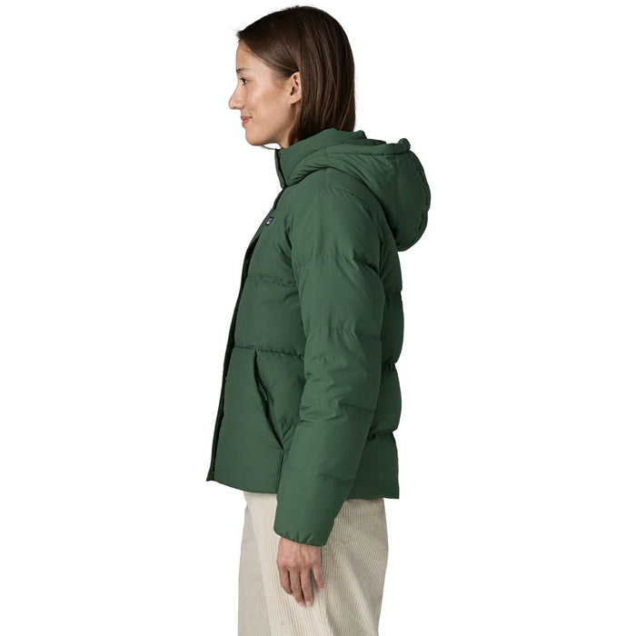 Patagonia Sisar Down Hoodie Jacket - Women's Canopy Green