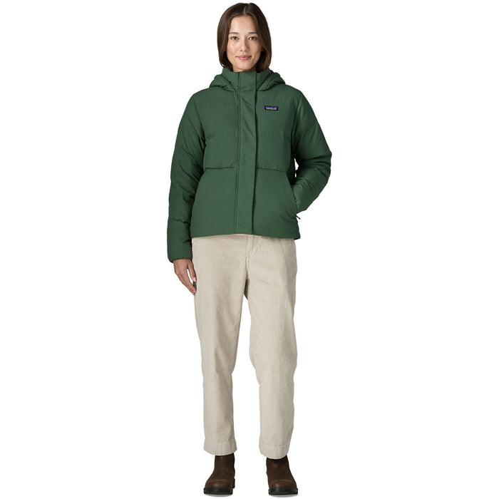 Patagonia Sisar Down Hoodie Jacket - Women's Canopy Green