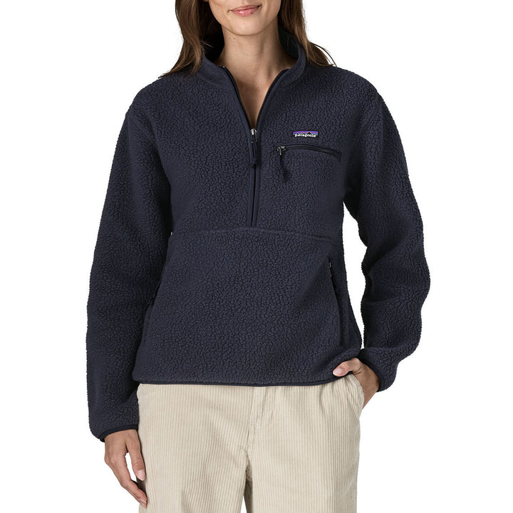 Patagonia Retro Pile Marsupial Pullover - Women's Sunken Blue
