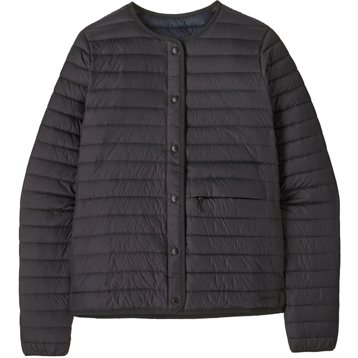 Patagonia Lightweight Reversible Down Sweater Cardigan - Women's Black