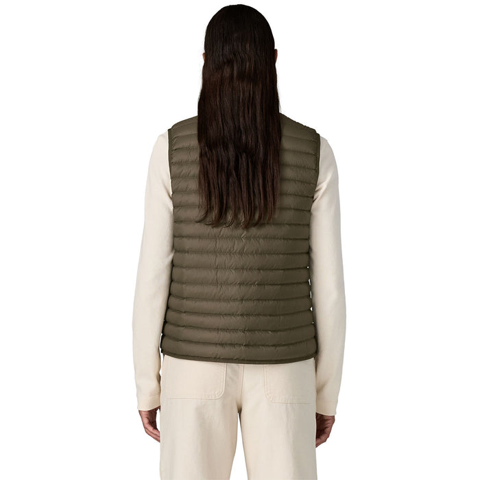 Patagonia Lightweight Reversible Down Sweater Vest - Women's Basin Green