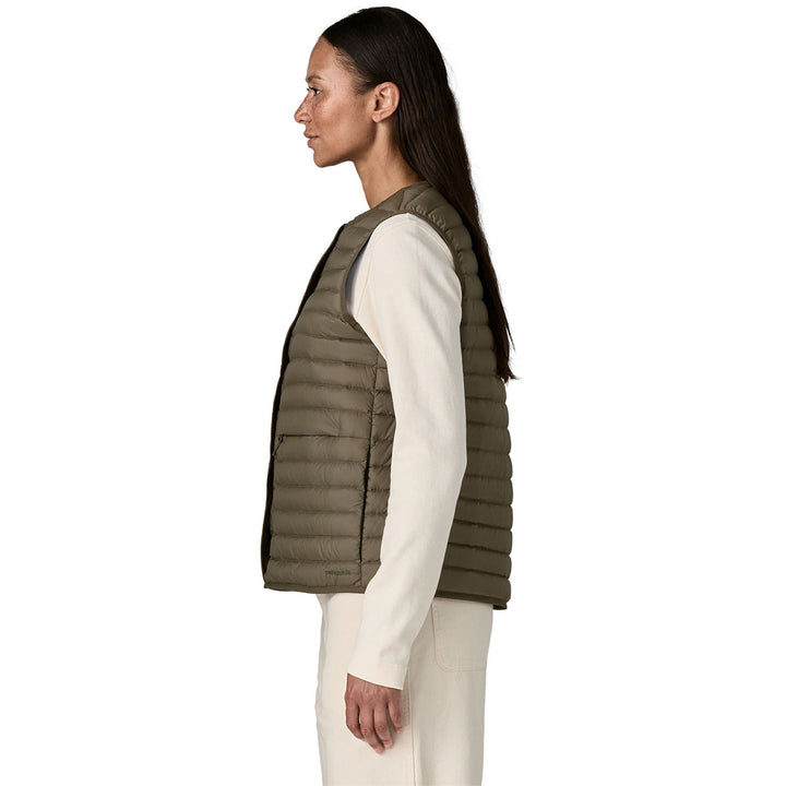 Patagonia Lightweight Reversible Down Sweater Vest - Women's Basin Green