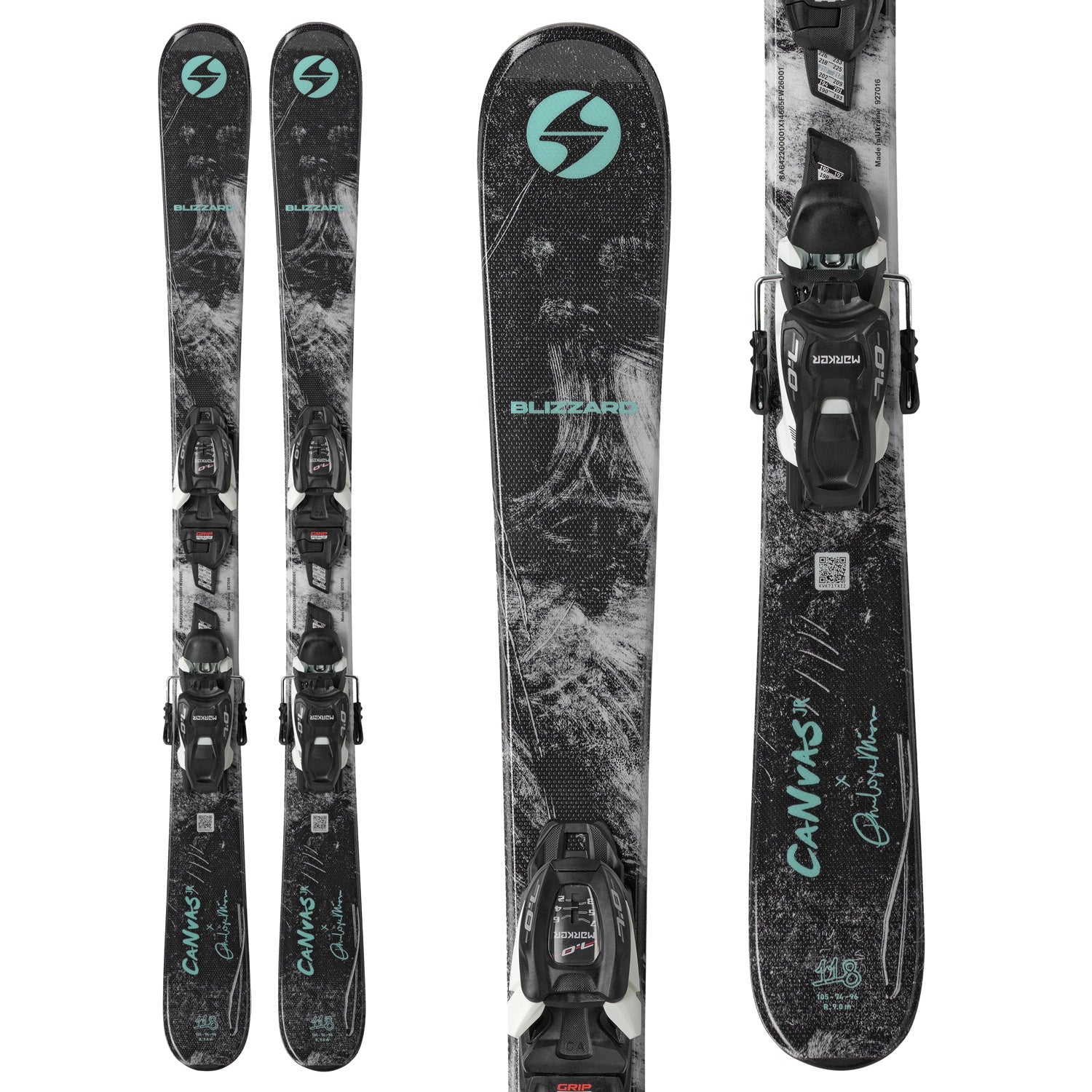Blizzard Canvas Jr Skis + 7.0 Bindings - Kids' 2027 – evo