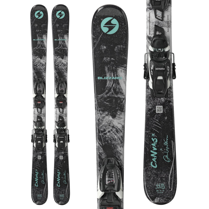 Blizzard Canvas Jr Skis + 7.0 Bindings - Kids' 2027